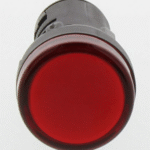 PILOT LIGHT, 24VAC/DC, UNIBODY, RED FLUSH LENS