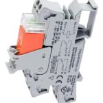 RELAY, 24VAC, DPDT, W/SOCKET & LATCH, 8A, 250V, PUSH IN CAGE CLAMP