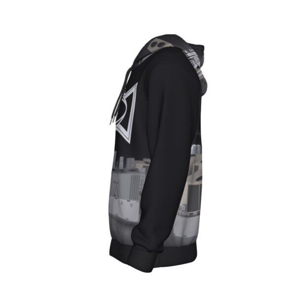 All-Over Print Men's Thicken Pullover Hoodie - Image 4