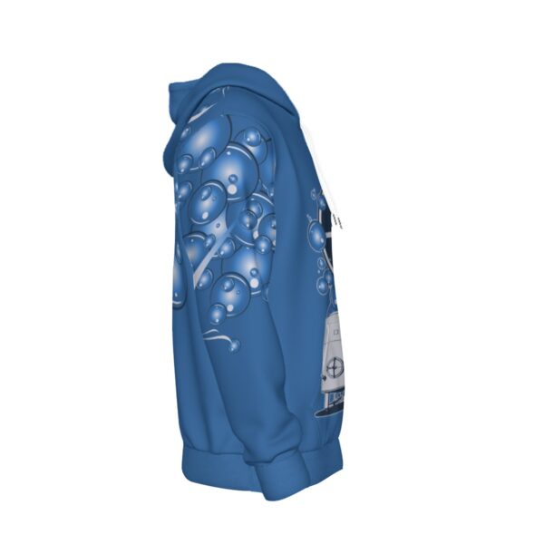 All-Over Print Men's Thicken Pullover Hoodie - Image 3